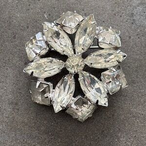 Vintage Crystal Brooch